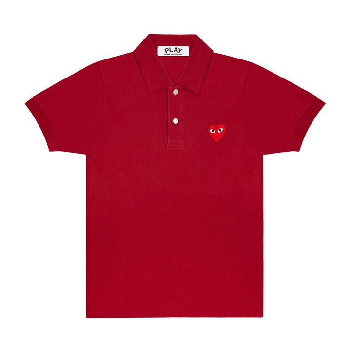 Play Polo Shirt Red Emblem (Burgundy)